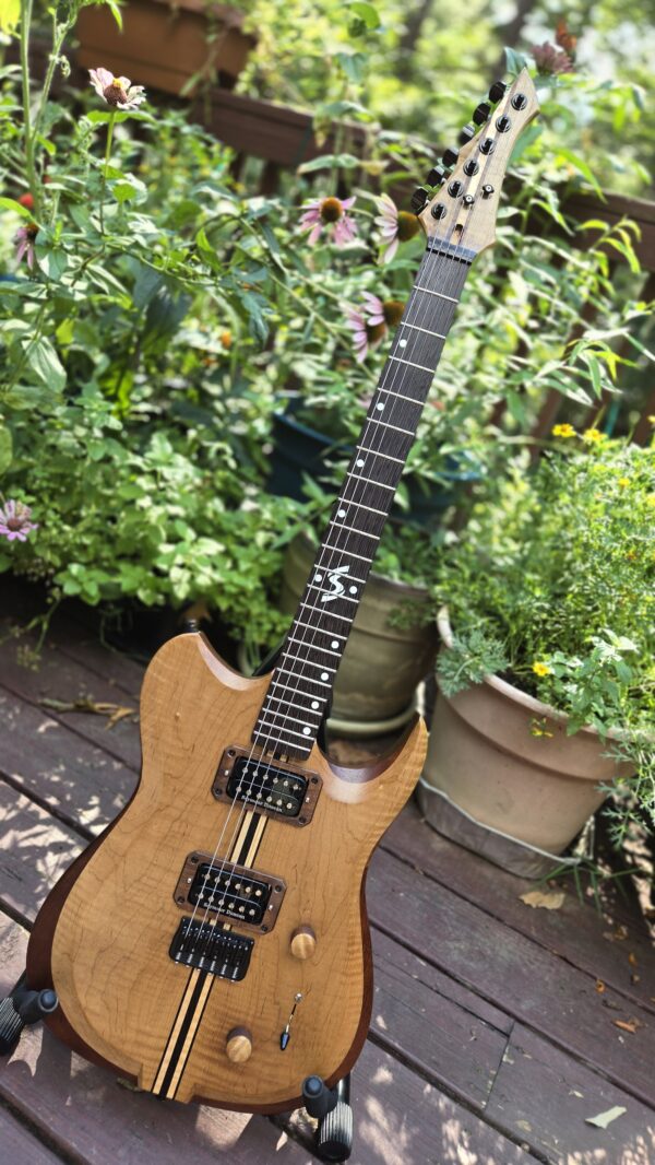 Severin ST1 Roasted Maple Electric Guitar - Image 12