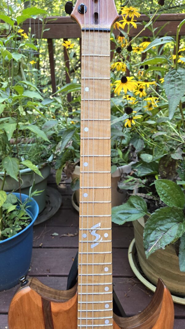 Severin ST1 Roasted Cherry Electric Guitar - Image 4
