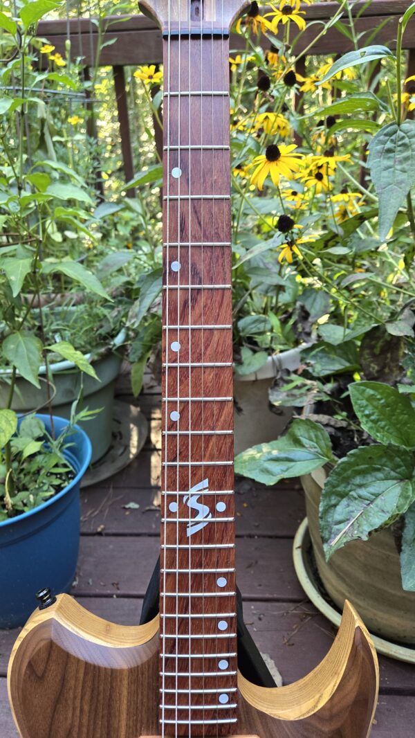 Severin ST1 Walnut & Ash Electric Guitar - Image 4