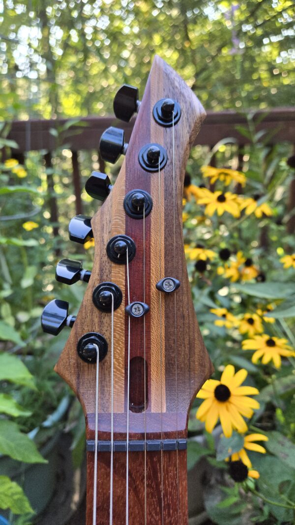 Severin ST1 Walnut & Ash Electric Guitar - Image 5