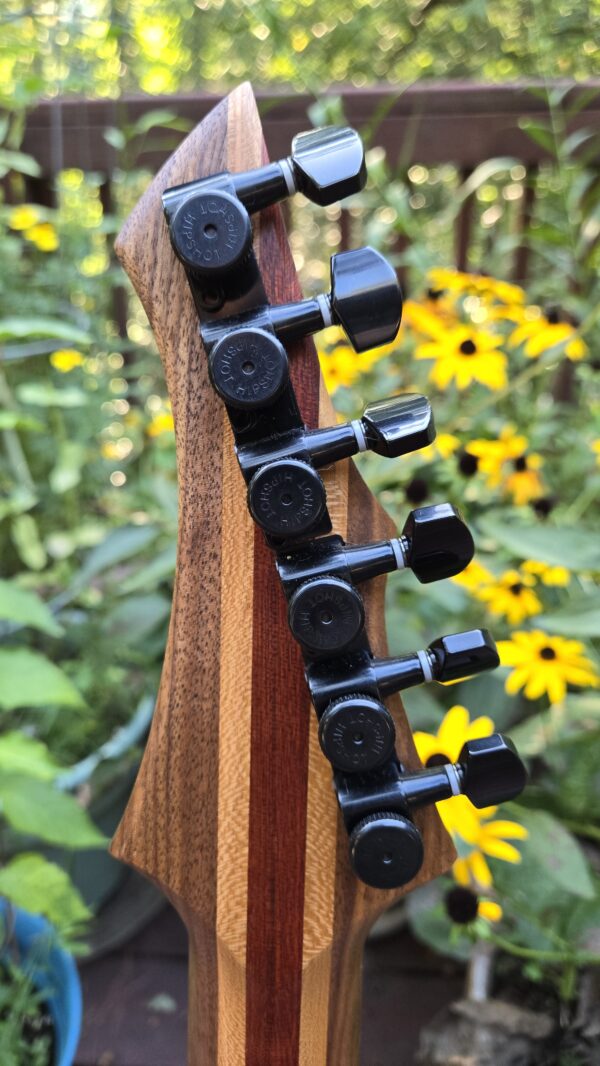 Severin ST1 Walnut & Ash Electric Guitar - Image 9