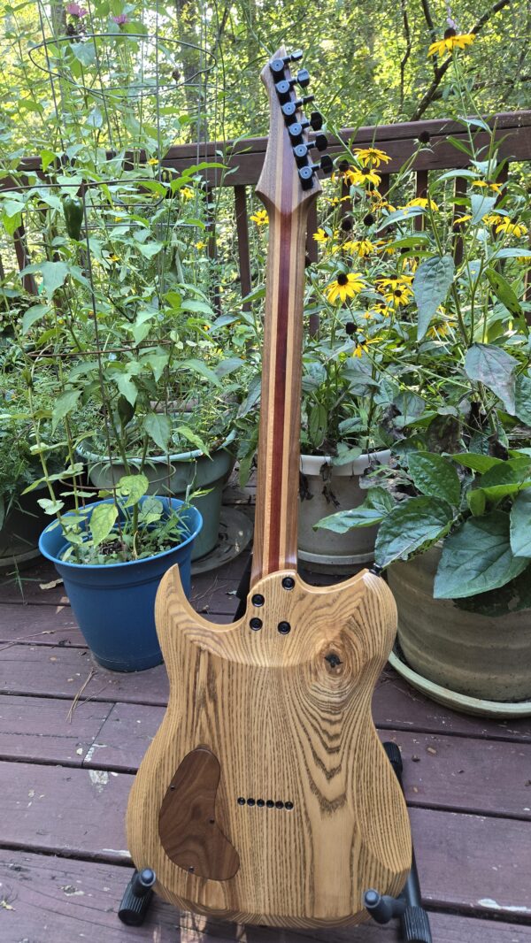 Severin ST1 Walnut & Ash Electric Guitar - Image 6