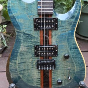 Severin ST1 Blue Flame Electric Guitar