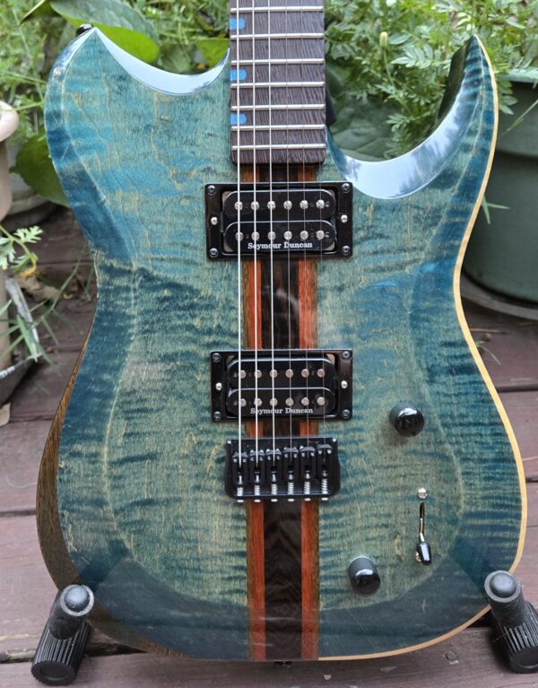 Severin ST1 Blue Flame Electric Guitar