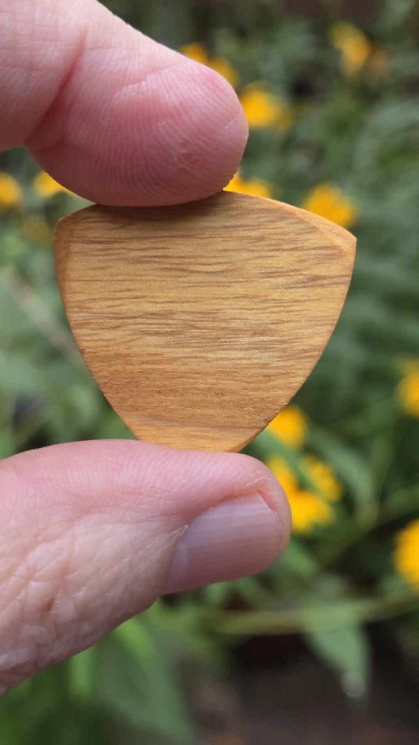 Tri-Tip Wood Guitar Picks 4 Assorted - Image 2