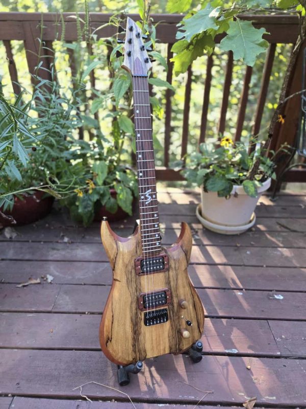 Severin Rogue Electric Guitar - Black Limba - Image 4
