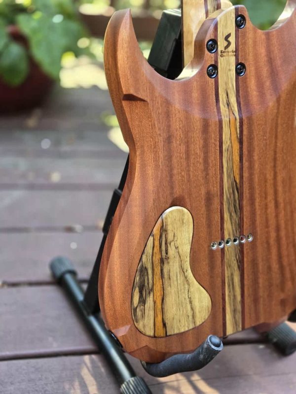 Severin Rogue Electric Guitar - Black Limba - Image 12