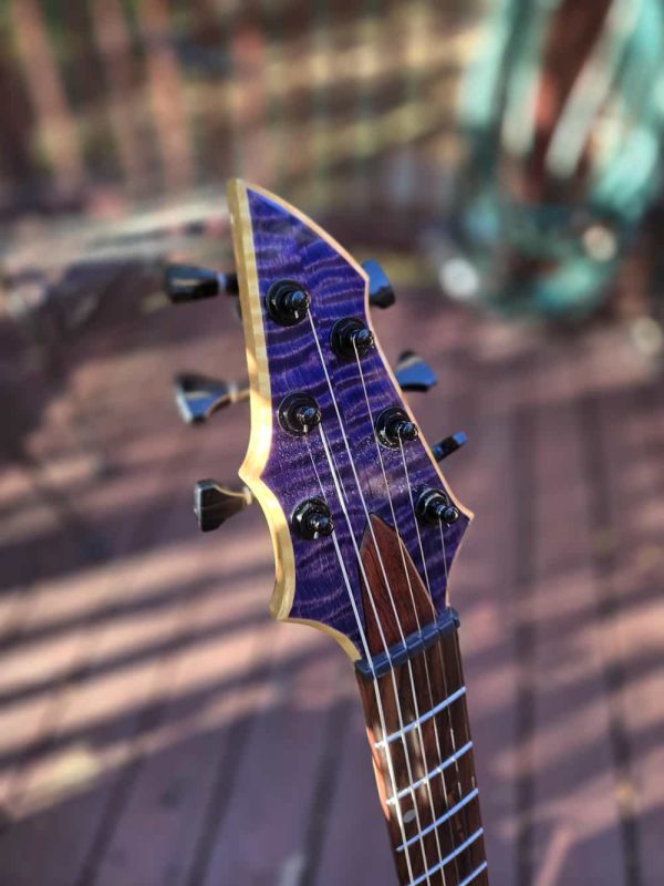 Rogue Electric Guitar - Blue Purple Flame Maple - Image 3