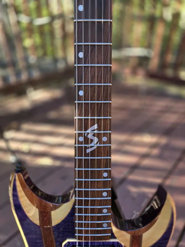 Rogue Electric Guitar - Blue Purple Flame Maple - Image 5
