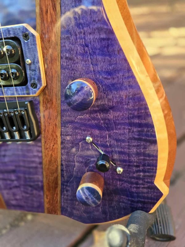Rogue Electric Guitar - Blue Purple Flame Maple - Image 8