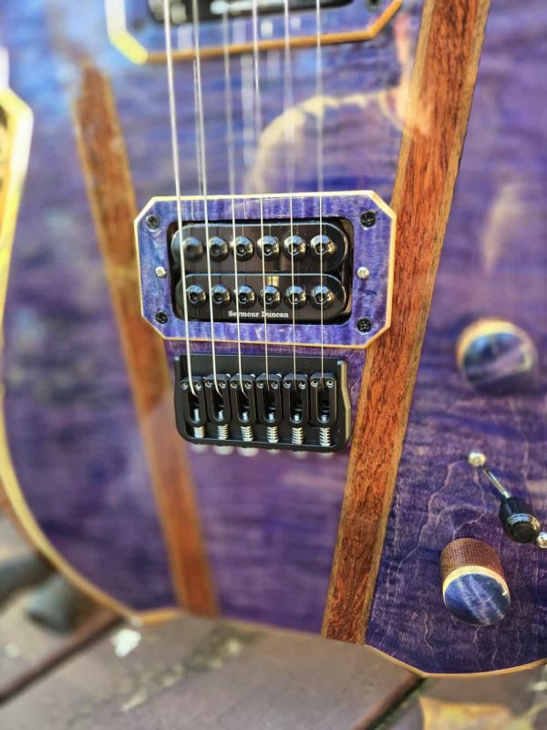 Rogue Electric Guitar - Blue Purple Flame Maple - Image 9
