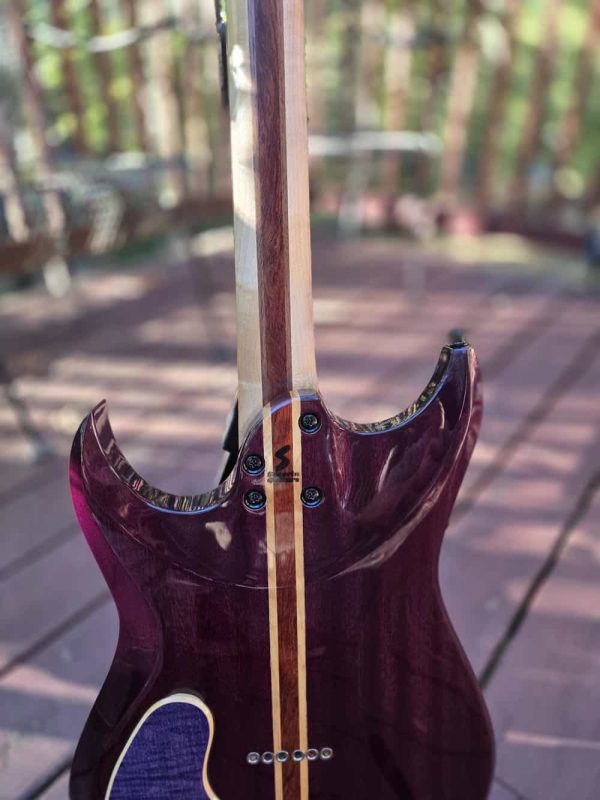 Rogue Electric Guitar - Blue Purple Flame Maple - Image 14