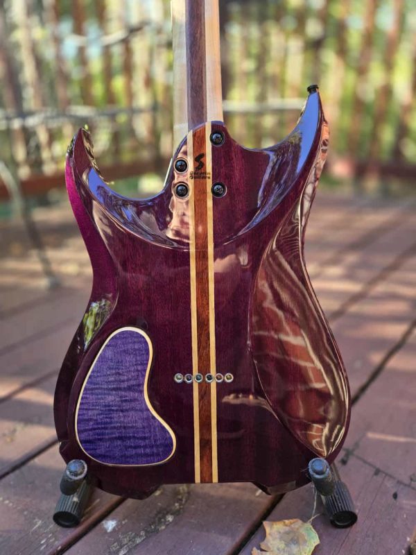 Rogue Electric Guitar - Blue Purple Flame Maple - Image 15