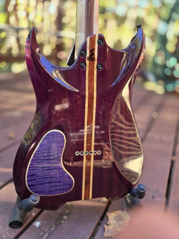 Rogue Electric Guitar - Blue Purple Flame Maple - Image 19